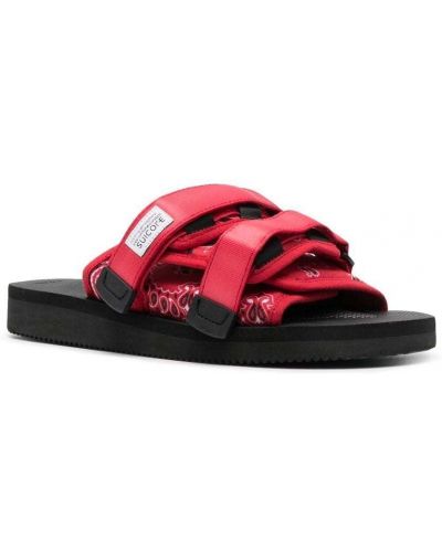 Ilma kontsaga sandaalid Suicoke punane