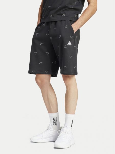 Priliehavé športové šortky Adidas čierna