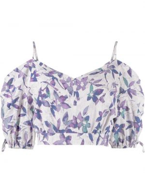 Trykt floral crop top Isabel Marant