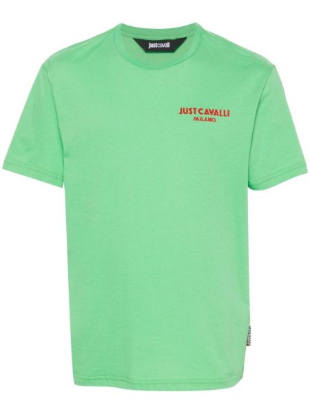 Тениска Just Cavalli зелено