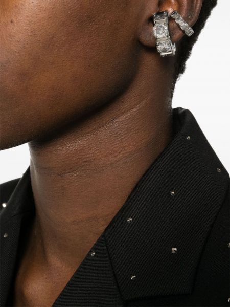 Ohrring mit kristallen Jil Sander silber