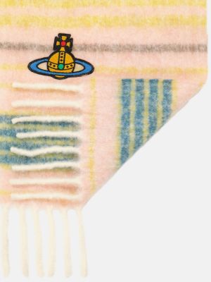 Вълнен шал от алпака вълна на райета Vivienne Westwood