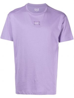 T-shirt Ea7 Emporio Armani lila