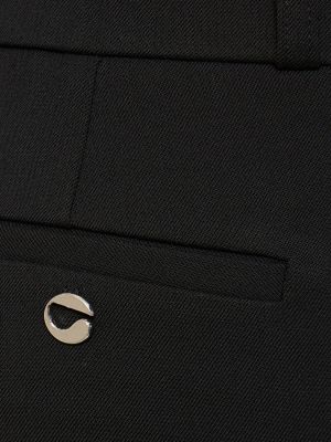 Kalhoty s vysokým pasem Coperni černé