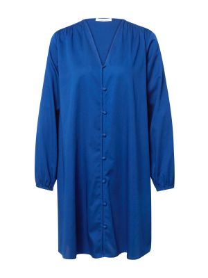 Mini šaty Knowledgecotton Apparel modrá