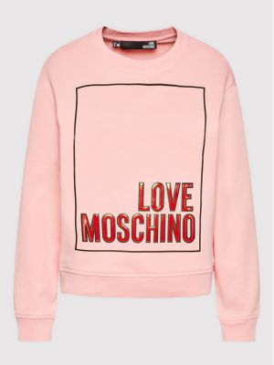 Mikina Love Moschino, růžová