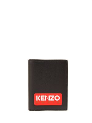 Кожаный кошелек Kenzo черный