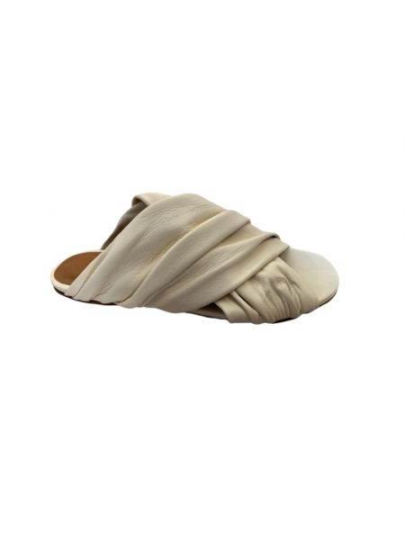 Leder sandale Forte_forte beige