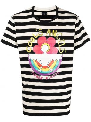 T-shirt a righe Cool T.m nero