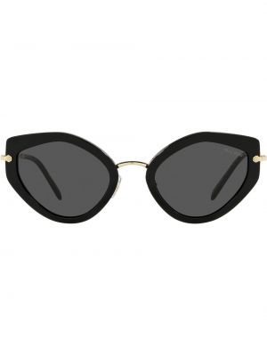 Gafas de sol con estampado geométrico Miu Miu Eyewear negro