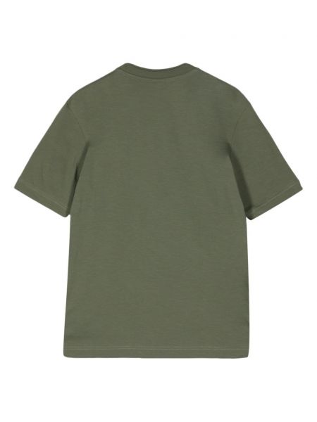Kokvilnas t-krekls ar izšuvumiem Ps Paul Smith zaļš