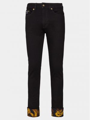 Blugi skinny slim fit Versace Jeans Couture negru