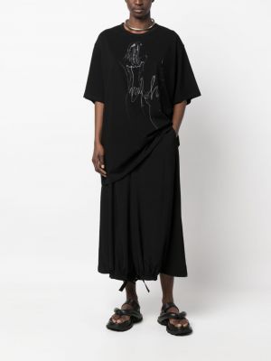 Hose ausgestellt Yohji Yamamoto schwarz