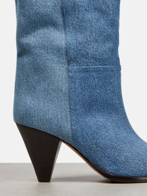 Обувки до глезена Isabel Marant синьо