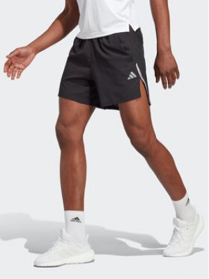 Spodenki sportowe slim fit w miejskim stylu Adidas - сzarny