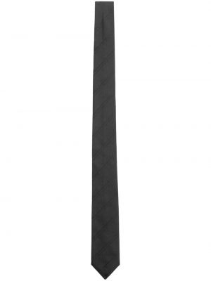 Jedwabny krawat Saint Laurent czarny