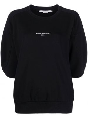 Sweatshirt mit print Stella Mccartney schwarz