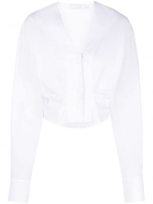 Риза с v-образно деколте Iro бяло
