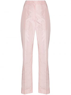 Pantalones de cintura alta Prada rosa