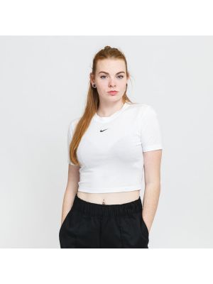Slim fit tričko Nike bílé