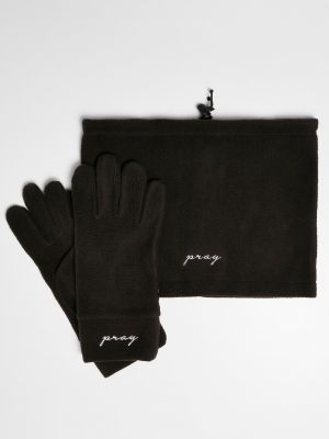 Rękawiczki polarowe Mt Accessoires czarne