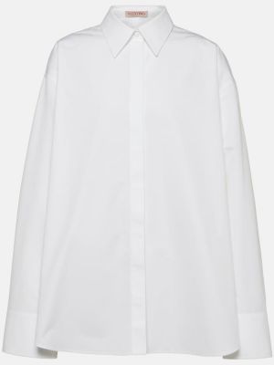 Hemd aus baumwoll Valentino weiß