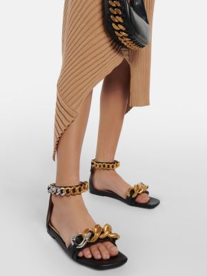 Sandale ohne absatz Stella Mccartney schwarz