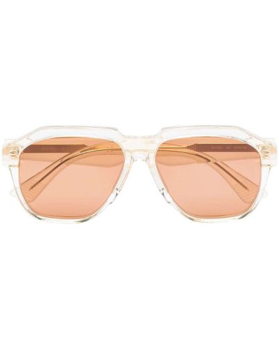 Gafas de sol con estampado geométrico oversized Bottega Veneta Eyewear