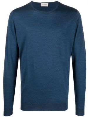 Пуловер John Smedley синьо