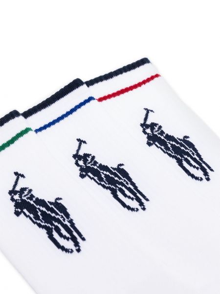 Socken mit stickerei Polo Ralph Lauren weiß