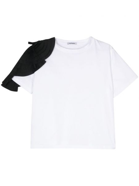 Bavlnené tričko Parlor biela