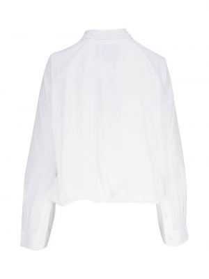 Hemd aus baumwoll mit taschen R13 weiß