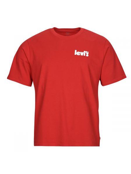 Koszulka z krótkim rękawem relaxed fit Levi's czerwona