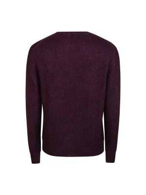 Jersey de lana de tela jersey de cuello redondo Massimo Alba violeta