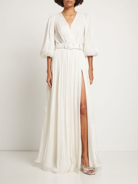 Μίντι φόρεμα Costarellos λευκό