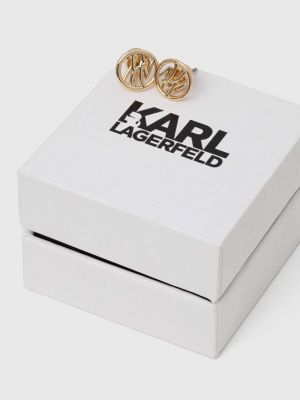 Kolczyki Karl Lagerfeld złote