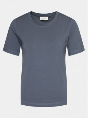 T-shirt en tricot Gina Tricot bleu