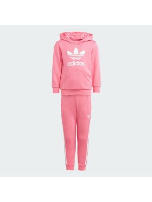 Hoodie en coton Adidas rose