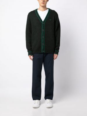 Cardigan brodé Fred Perry