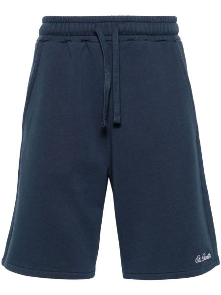 Bombažne kratke hlače Mc2 Saint Barth modra
