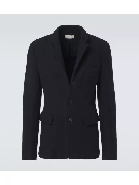 Blazer i ull Dries Van Noten blå