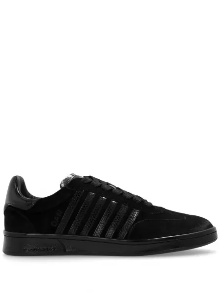 Læder sneakers Dsquared2 sort