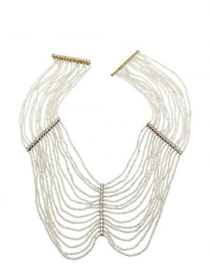 Náhrdelník s perlami Jennifer Gibson Jewellery zlatá
