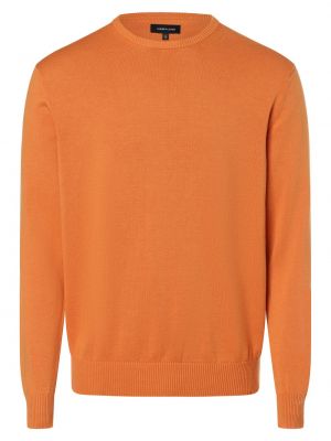 Pomarańczowy sweter bawełniany Andrew James