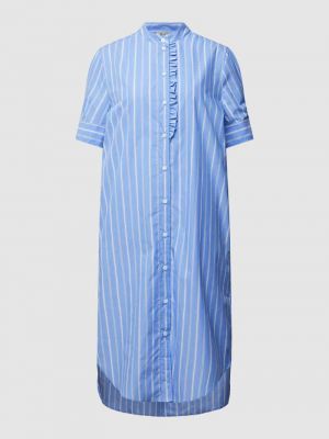 Sukienka koszulowa w paski Maerz Muenchen błękitna