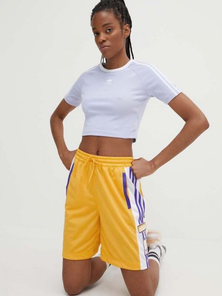 Kratke hlače visoki struk s printom Adidas Originals