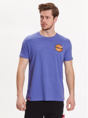 T-shirt Alpha Industries violet