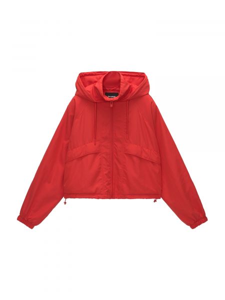Prehodna jakna Pull&bear rdeča