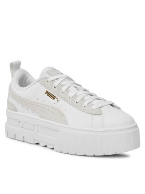 Sneakersy w piórka Puma białe