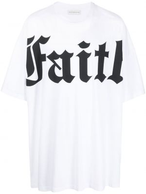 T-shirt en coton à imprimé Faith Connexion